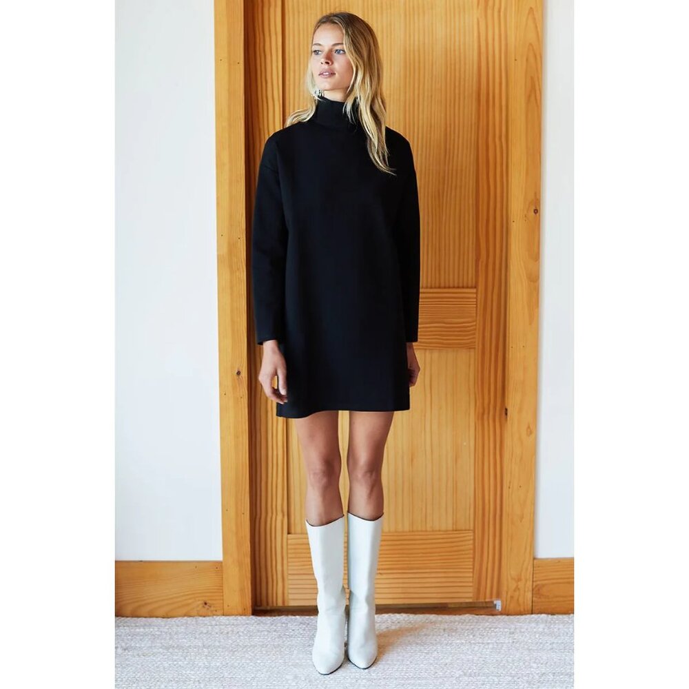 Emerson Fry Classic Black Long Sleeve Dress